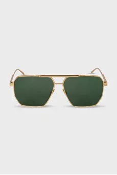 Men's sunglasses with green lens