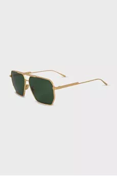 Men's sunglasses with green lens