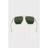 Men's sunglasses with green lens