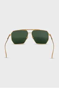 Men's sunglasses with green lens