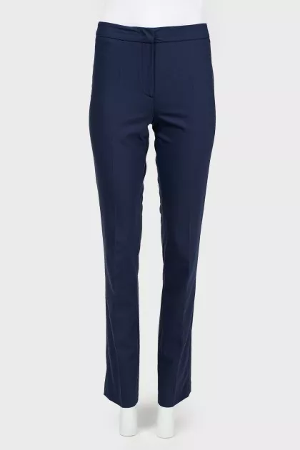 Pants straight classic high rise