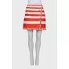 Striped skirt with tag