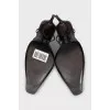 Snakeskin print shoes
