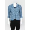 Checked tweed jacket