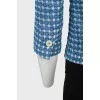 Checked tweed jacket