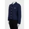 Straight cardigan with gold buttons