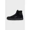Men's sneakers made of textile and suede
