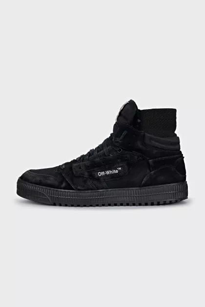 Men's sneakers made of textile and suede