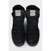 Men's sneakers made of textile and suede