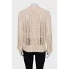 Jumper decorated with crystals