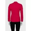Fitted pink wool jacket