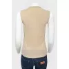 Silk basic top with wide straps