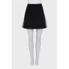 Black printed skirt