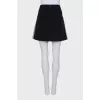 Black printed skirt