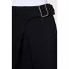 Wool skirt with a buckle