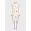 White suit with shorts
