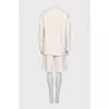White suit with shorts