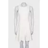 White sleeveless dress