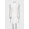 White sleeveless dress