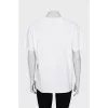 Straight T-shirt with print and inscription