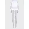 Mini skirt with gold logo