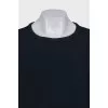 Straight-cut dress with a clasp