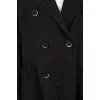 Melange double-breasted jacket