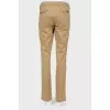 Low waist straight trousers