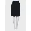 Skirt with a relief pattern