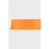 Satin belt with crystal buckle