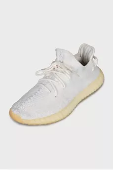 Men's white Yeezy Boost 350 V2 sneakers