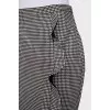 Black and white printed skirt