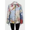 Reversible floral print jacket