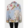 Reversible floral print jacket