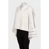 Embroidered loose-fitting shirt