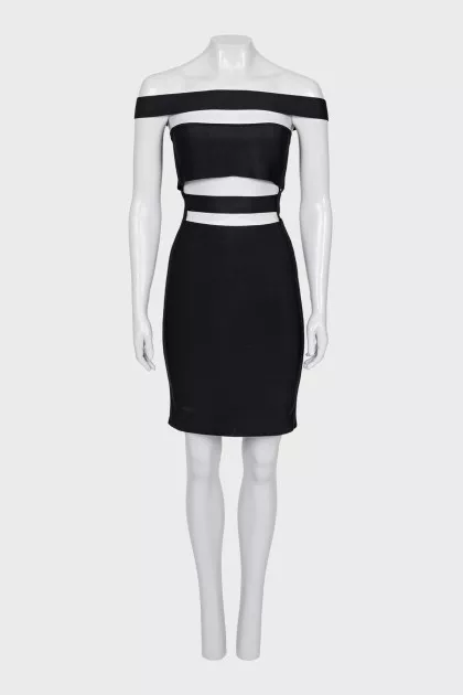 Cocktail dress with cutouts