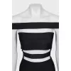 Cocktail dress with cutouts