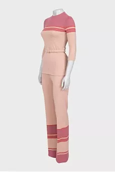 Pink set with a belt