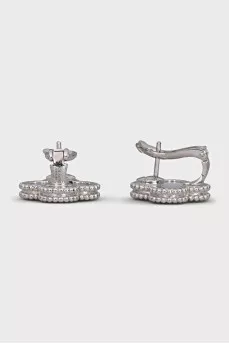 Сережки з білого золота Vintage Alhambra