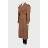 Straight buttoned coat