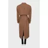 Straight buttoned coat