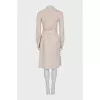Fitted dress with a belt