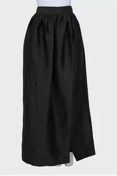 Full zipper maxi skirt with tag
