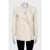 Straight white jacket