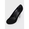 Rene Caovilla shoes with silver stilettos