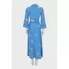 Silk robe dress with tag