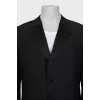 Men's black suit with trousers