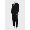 Men's black suit with trousers