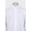 Men's straight white shirt
