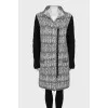 Long cardigan with a zipper